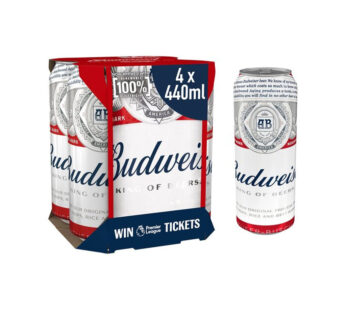 Budweiser 4 pack (440ml)