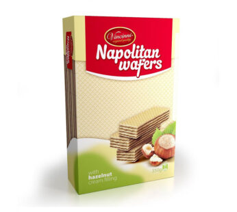 Vincinni Napolitan Wafers with Hazelnut Cream (350g)