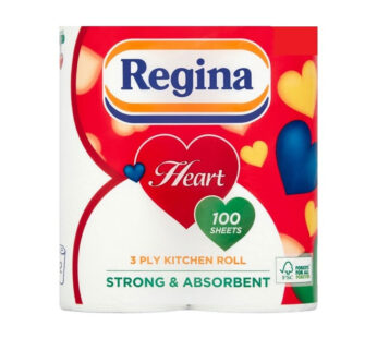 Regina Heart 3 Ply Kitchen Roll
