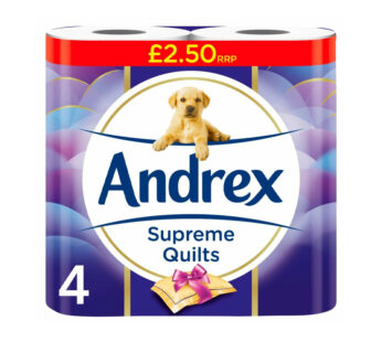 Andrex Supreme Quilts 4 Rolls