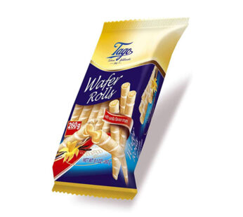 Tago Wafer Rolls with Vanilla Cream (260g)